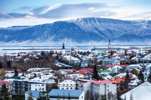 Vlies Fotótapéta - Reykjavik Iceland - 375x250 cm