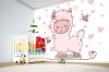 Vlies Fotótapéta - Baby Shower Greeting Card - 375x250 cm