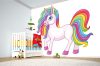 Vlies Fotótapéta - Rainbow unicorn - 375x250 cm