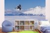 Vlies Fotótapéta - Flying snowboarder - 375x250 cm