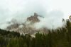 Vlies Fotótapéta - Fog in Dolomites - 375x250 cm