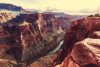 Vlies Fotótapéta - Landscape of Grand Canyon - 375x250 cm