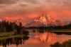 Vlies Fotótapéta - Grand Teton mountains - 375x250 cm