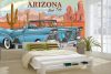 Vlies Fotótapéta - Vintage Arizona Poster - 375x250 cm