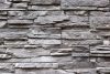 Vlies Fotótapéta - Texture of gray stone wall - 375x250 cm