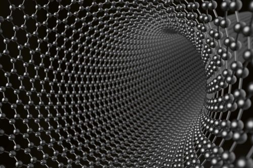 Vlies Fotótapéta - Carbon nanotube structure  - 375x250 cm