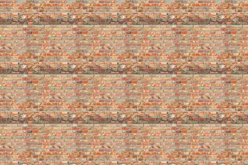 Vlies Fotótapéta - Red Brickwall  Background - 375x250 cm