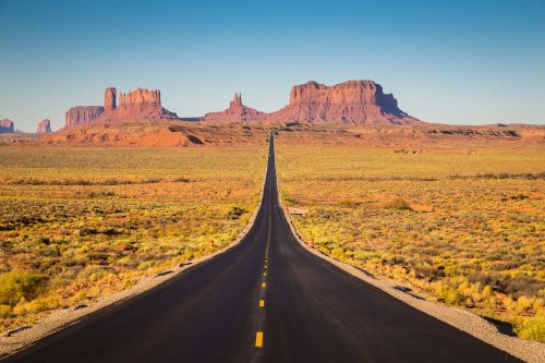 Vlies Fotótapéta - Road in Utah - 375x250 cm