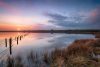 Vlies Fotótapéta - Sunset in Cornwall - 375x250 cm