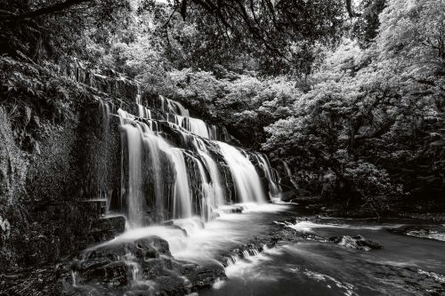 Vlies Fotótapéta - Purakaunui cascades - 375x250 cm