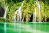 Vlies Fotótapéta - Waterfall in Plitvice - 375x250 cm