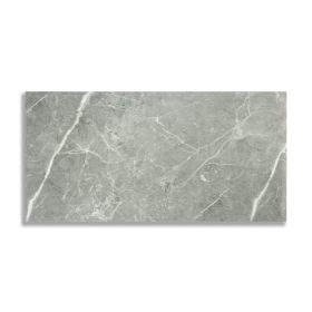 Öntapadós PVC csempepanel, 4db-os csomag, Sötétszürke márvány, 30 x 60 cm   Öntapadós PVC csempepanel, 4db-os csomag, Sötétszürke márvány, 30 x 60 cm