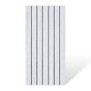 Öntapadós PVC dekorpanel, 4db-os csomag, világos szürke lambéria minta, 30 x 60 cm