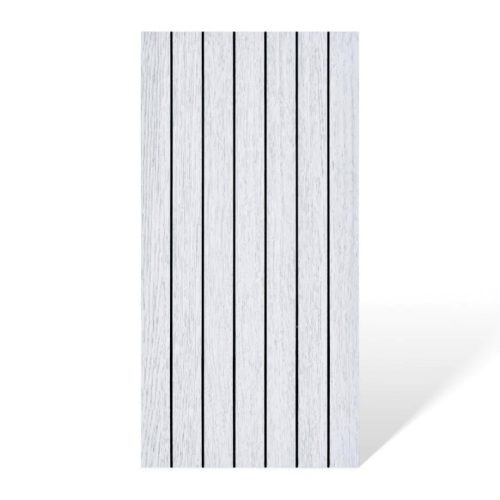 Öntapadós PVC dekorpanel, 4db-os csomag, világos szürke lambéria minta, 30 x 60 cm