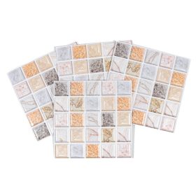 Csempematrica, 3D Öntapadós falpanel, Márvány mozaik, 4db/csomag   Csempematrica, 3D Öntapadós falpanel, Márvány mozaik, 4db/csomag