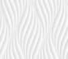 Dimex tapéta, Szürke-fehér hullám mintás, 7,5m2/tekercs
