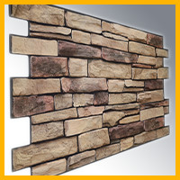 3D PVC falpanelek, beltérre